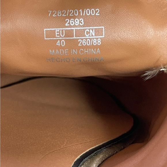 Zara Trafaluc Feathered Fuzzy Slip On Mules Size 40 - Picture 7 of 9